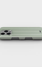 iPhone 16 Pro Slim Case - Sage Stripes - View 3