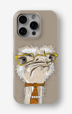 iPhone 16 Pro Max Slim Case - Hipster Ostrich - View 1