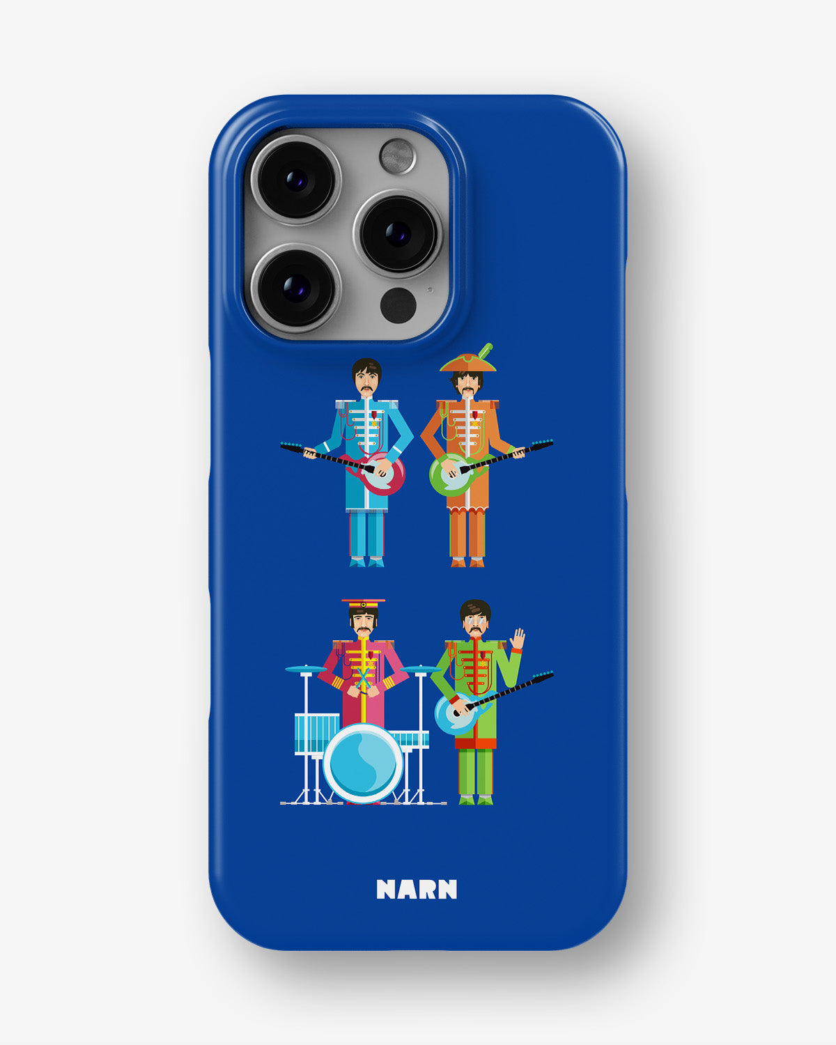 iPhone 16 Pro Max Slim Case - Beatles Blue - View 1