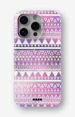 iPhone 16 Pro Max Slim Case - Purple Aztec - View 1