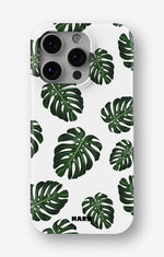 iPhone 16 Pro Max Slim Case - Monstera Pattern - View 1