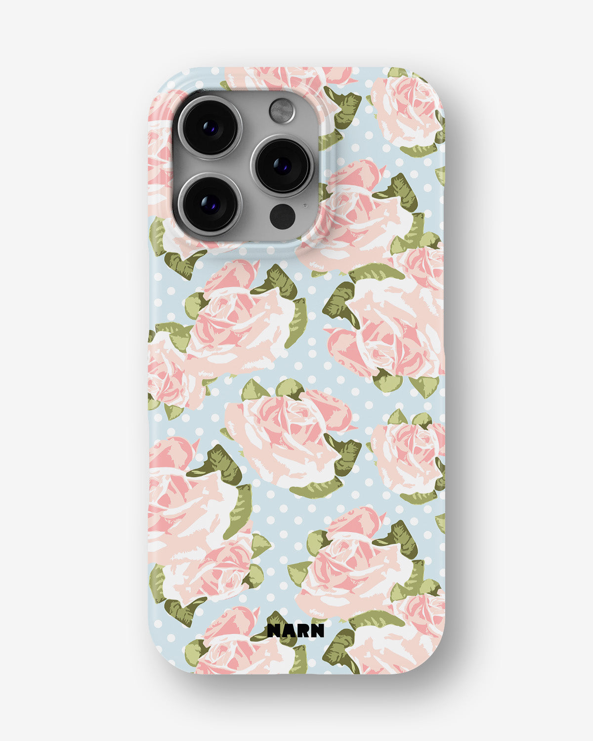 iPhone 16 Pro Max Slim Case - Rose Garden - View 1