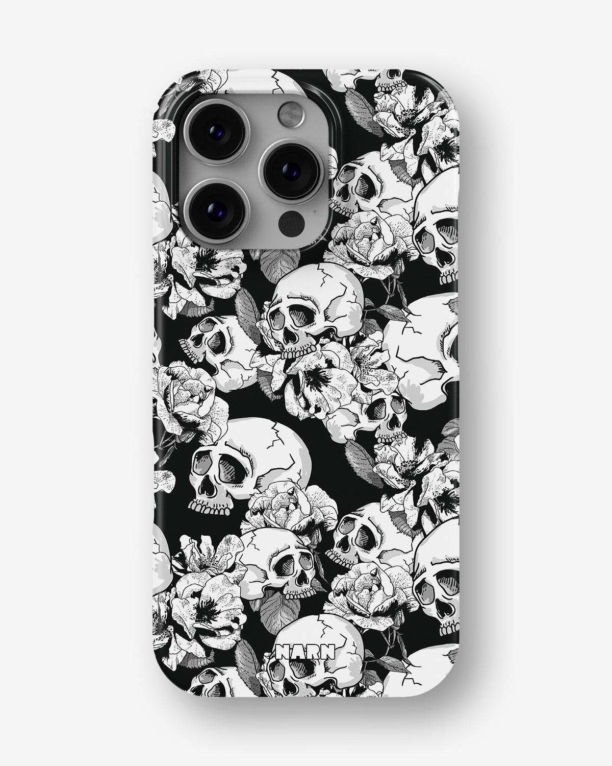 iPhone 16 Pro Max Slim Case - Skull Garden - View 1