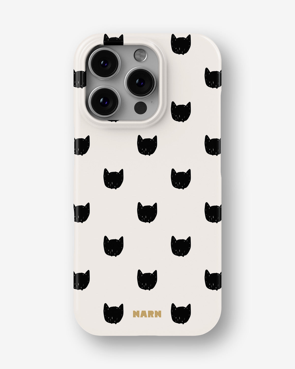 iPhone 16 Pro Max Slim Case - Kitty Dots - View 1