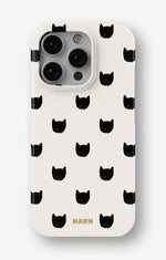 iPhone 16 Pro Max Slim Case - Kitty Dots - View 1