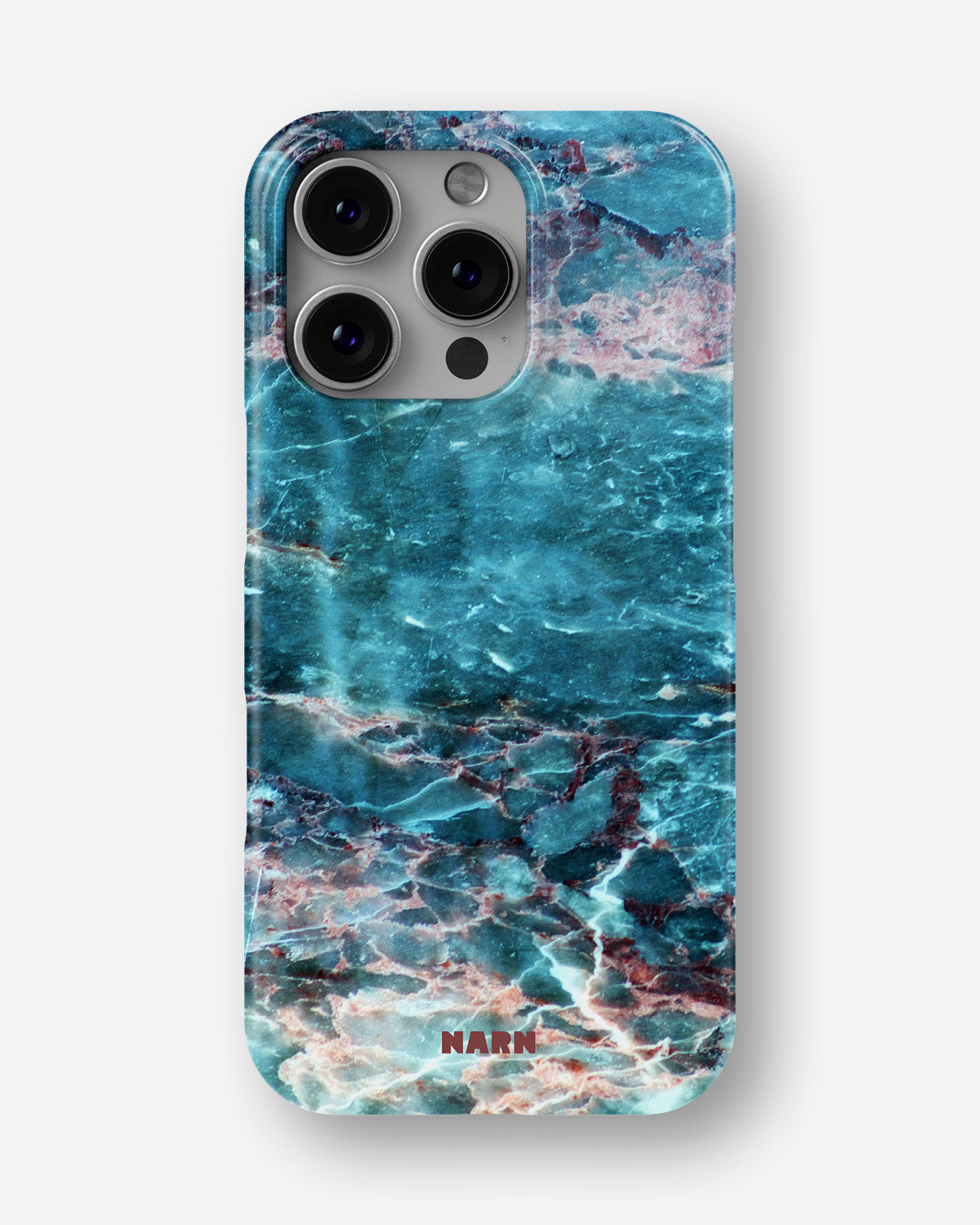iPhone 16 Pro Max Slim Case - Icy Marble - View 1