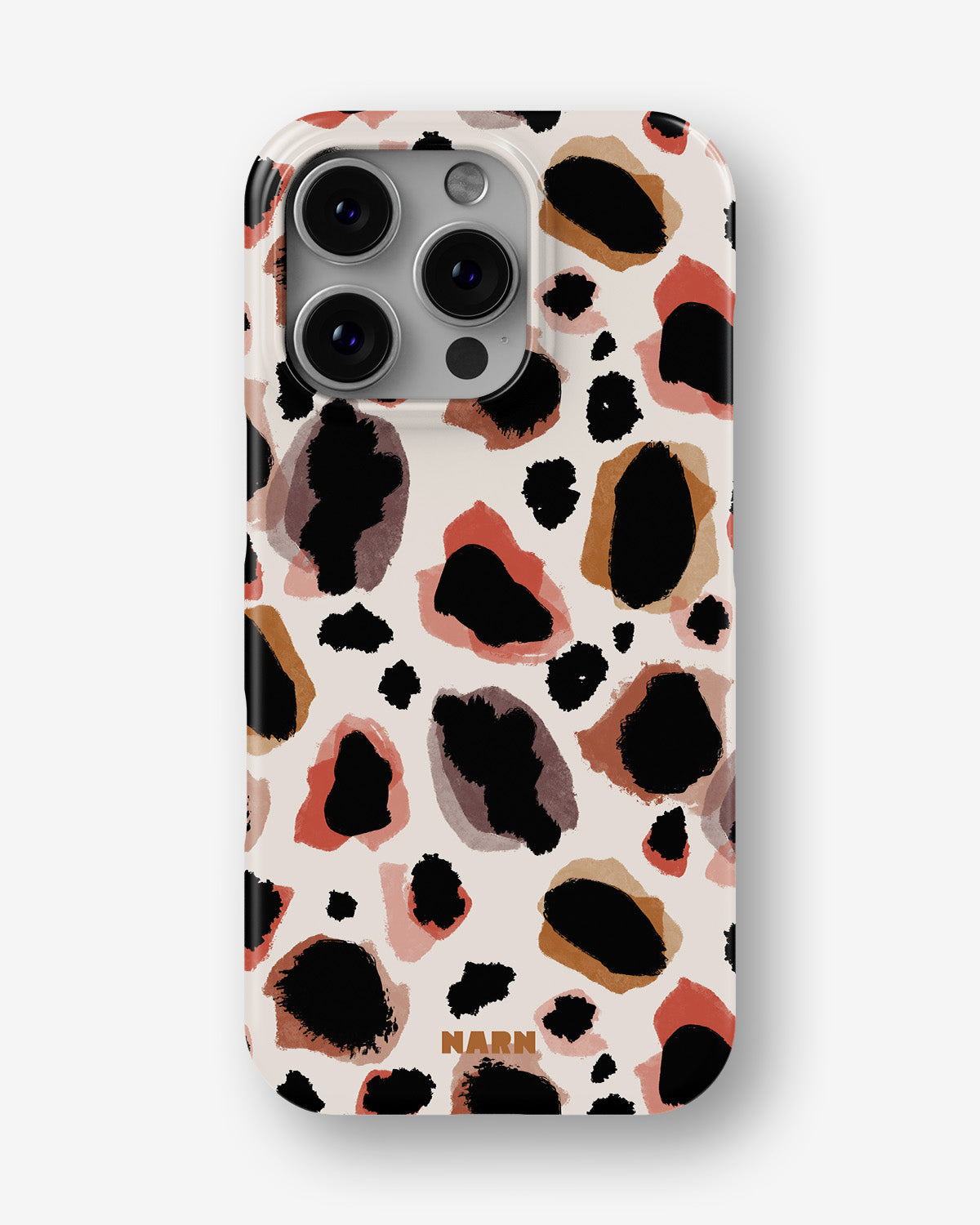iPhone 16 Pro Max Slim Case - Artsy Leopard - View 1