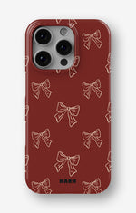 iPhone 16 Pro Max Slim Case - Cherry Bows - View 1