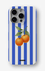 iPhone 16 Pro Max Slim Case - Orange Stripes - View 1