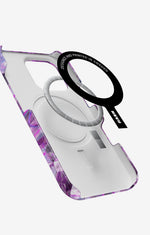 iPhone 16 Pro Max Slim Case - Lavender Crystals - View 2