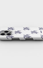 iPhone 16 Pro Max Slim Case - Blue Turtles - View 3