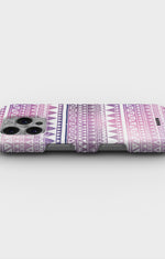 iPhone 16 Pro Max Slim Case - Purple Aztec - View 3