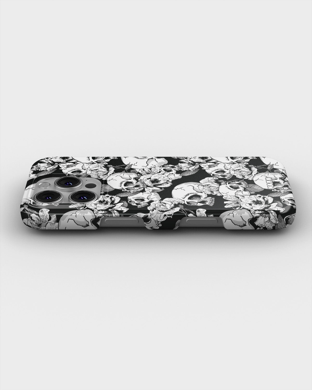 iPhone 16 Pro Max Slim Case - Skull Garden - View 3