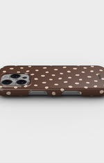iPhone 16 Pro Max Slim Case - Choco Dots - View 3