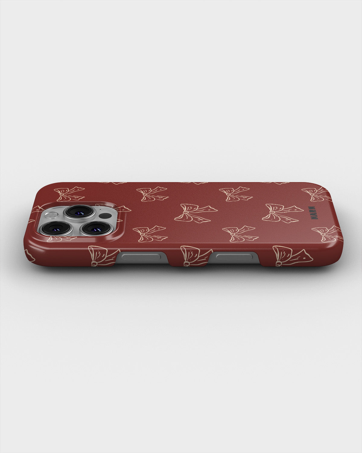 iPhone 16 Pro Max Slim Case - Cherry Bows - View 3