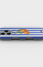 iPhone 16 Pro Max Slim Case - Orange Stripes - View 3