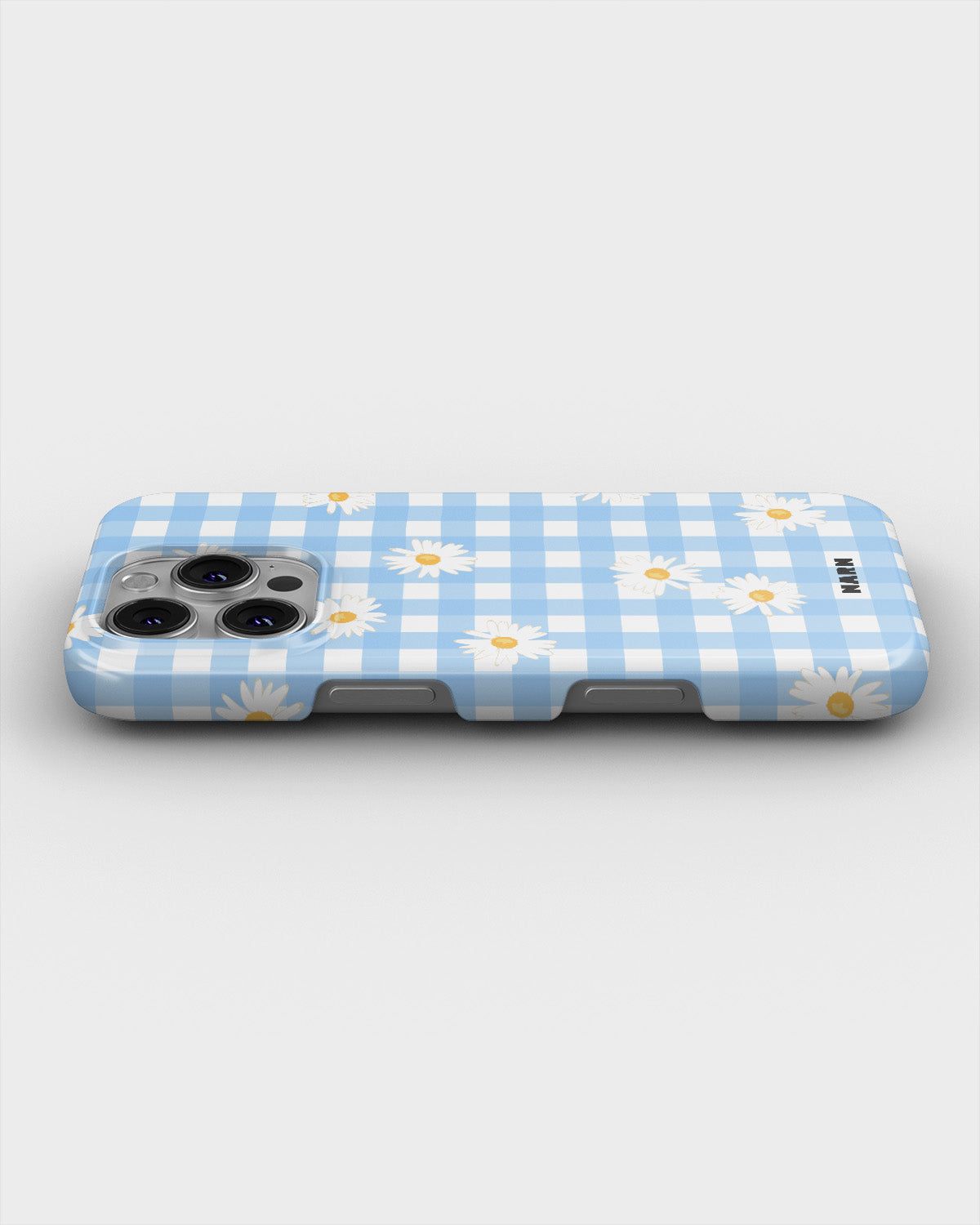 iPhone 16 Pro Max Slim Case - Blue Daisies - View 3