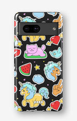 Google Pixel 8 Tough Case – Cute Stickers - View 1