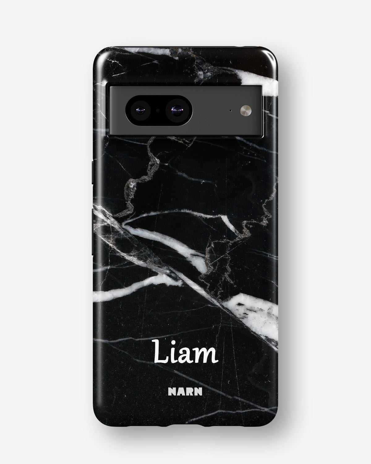 Google Pixel 8 Tough Case – Custom - Black Marble - View 1