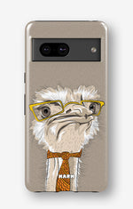 Google Pixel 8 Tough Case – Hipster Ostrich - View 1