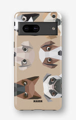 Google Pixel 8 Tough Case – Cute Dogs - View 1