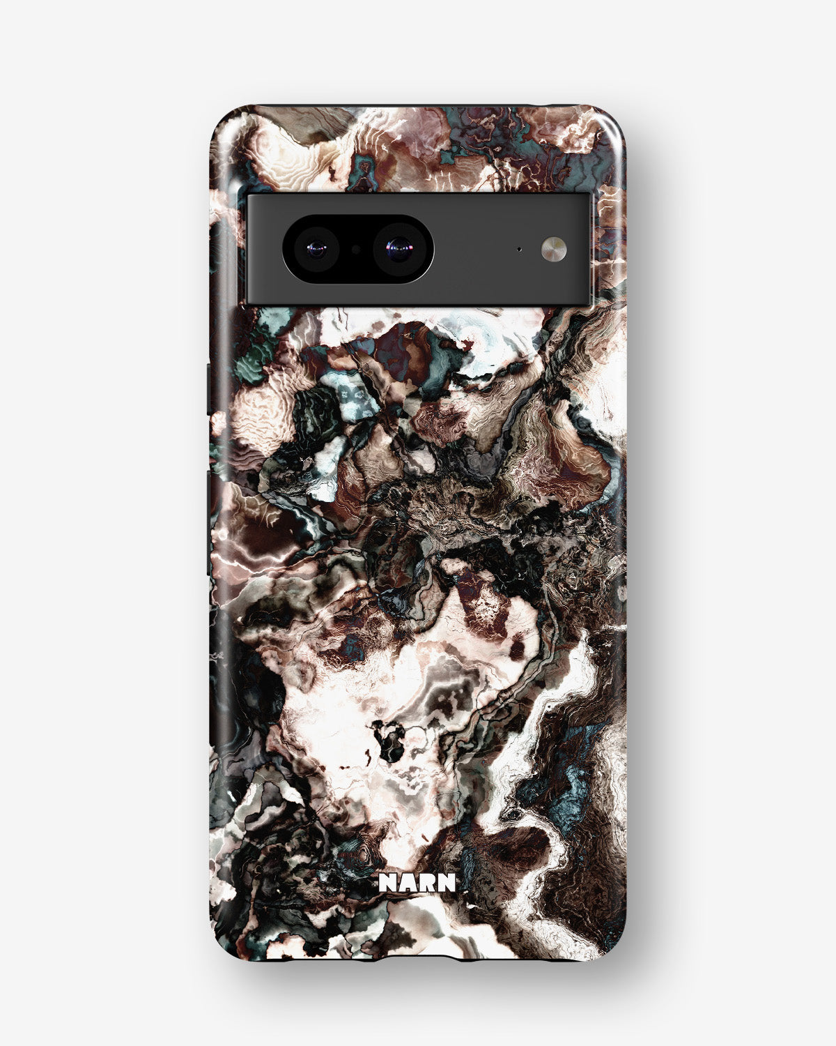 Google Pixel 8 Tough Case – Marble Brown - View 1