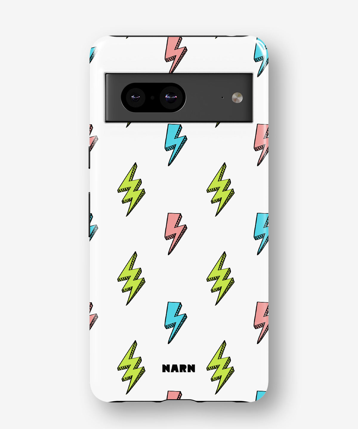 Google Pixel 8 Tough Case – Lightning Bolts - View 1