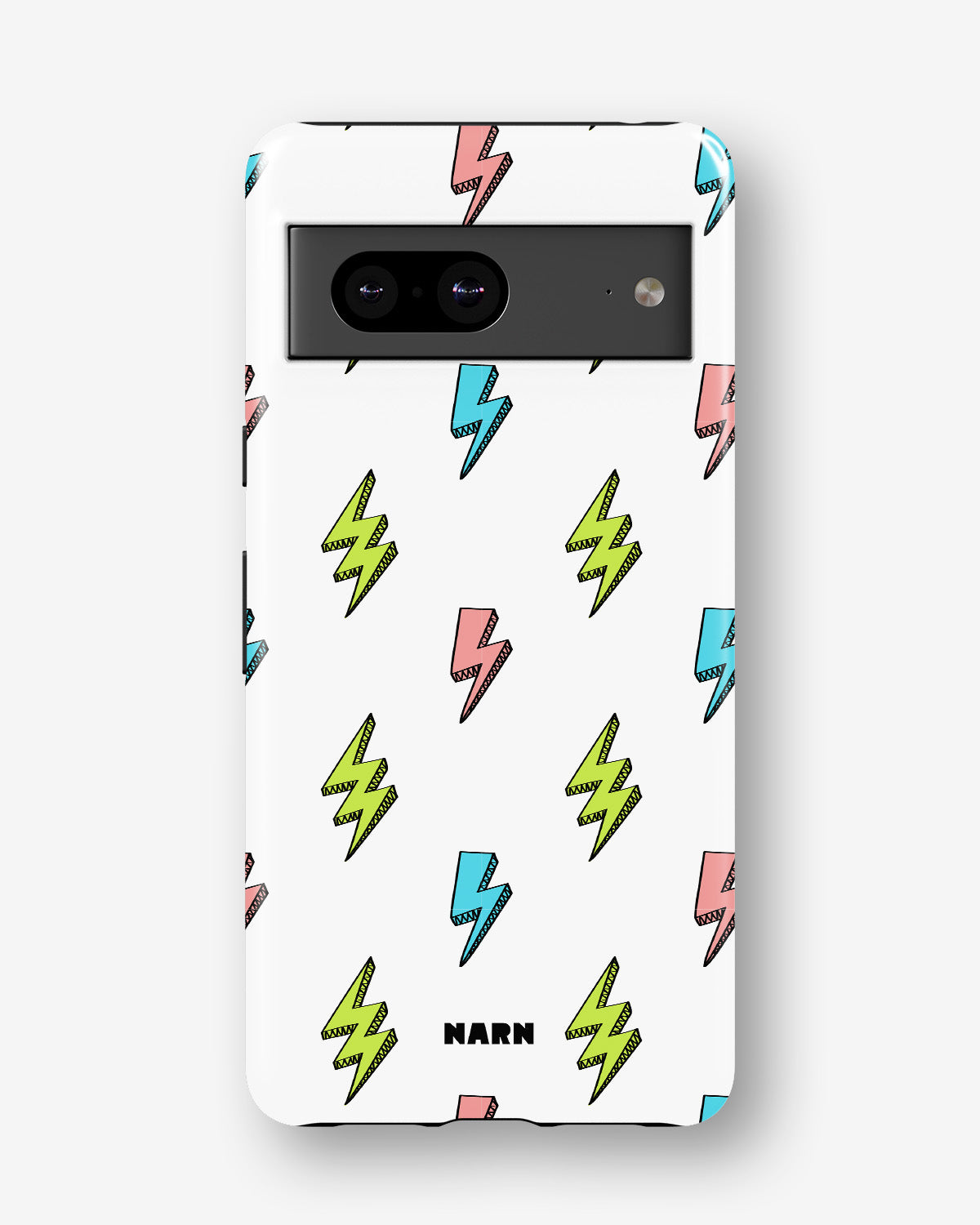 Google Pixel 8 Tough Case – Lightning Bolts - View 1