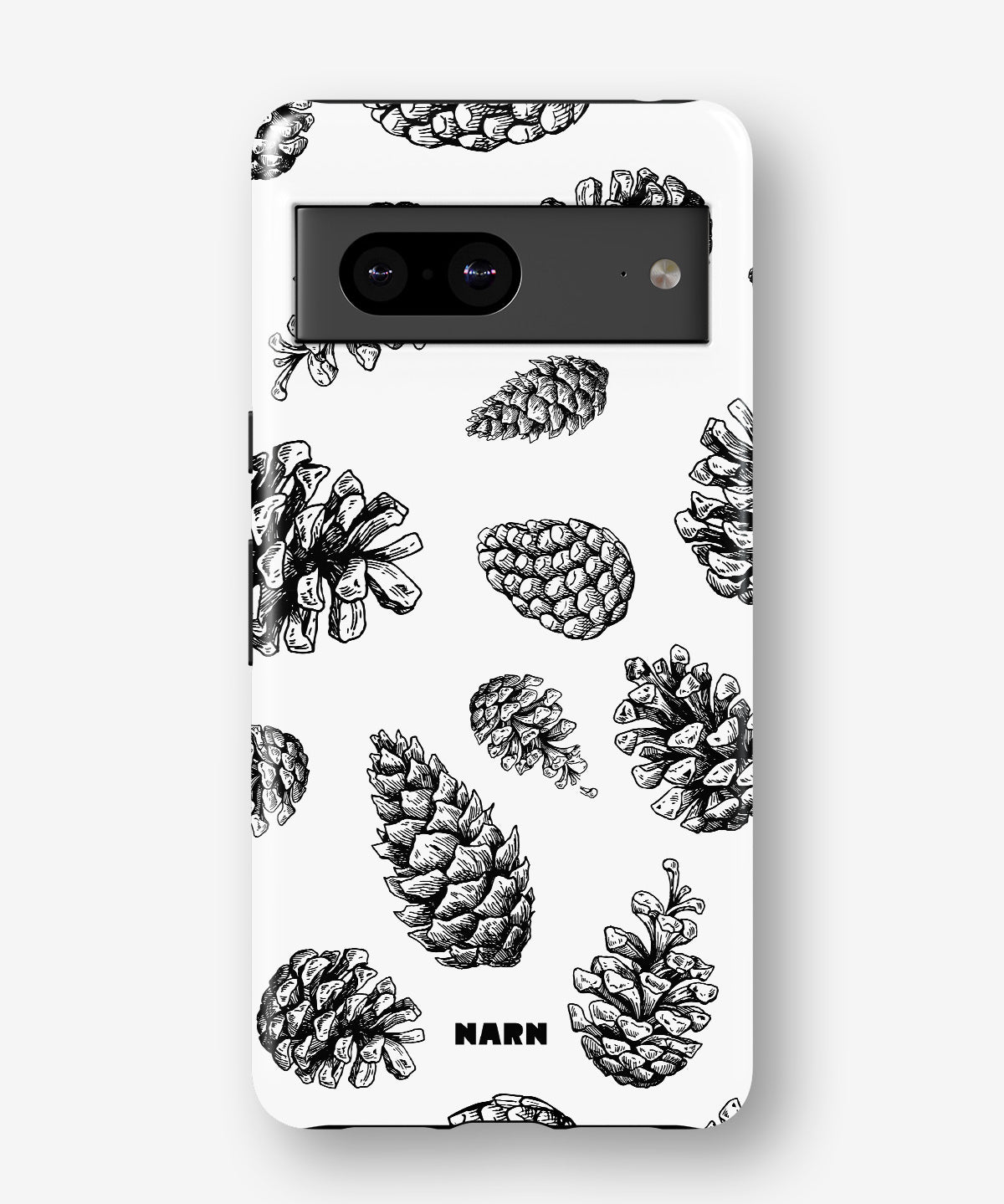 Google Pixel 8 Tough Case – Pine Cones - View 1