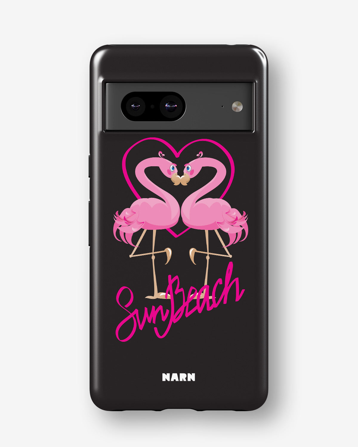 Google Pixel 8 Tough Case – Beach Flamingo - View 1