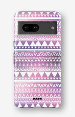 Google Pixel 8 Tough Case – Purple Aztec - View 1