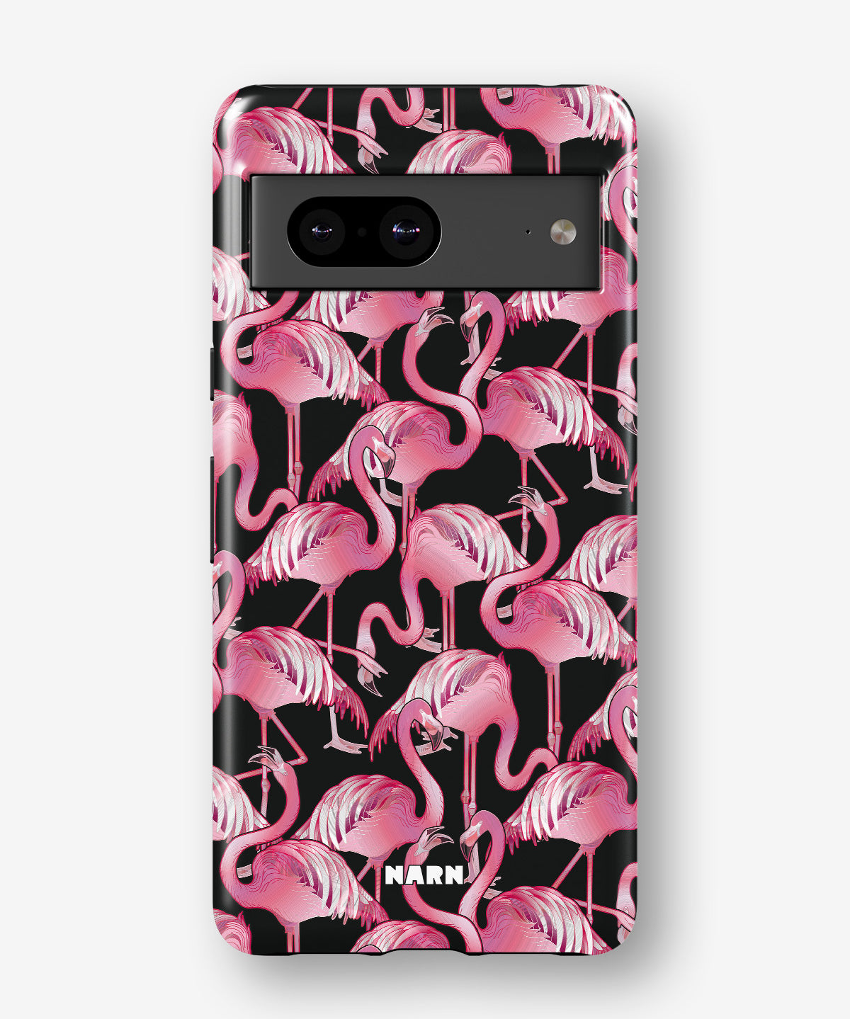 Google Pixel 8 Tough Case – Flamingos - View 1