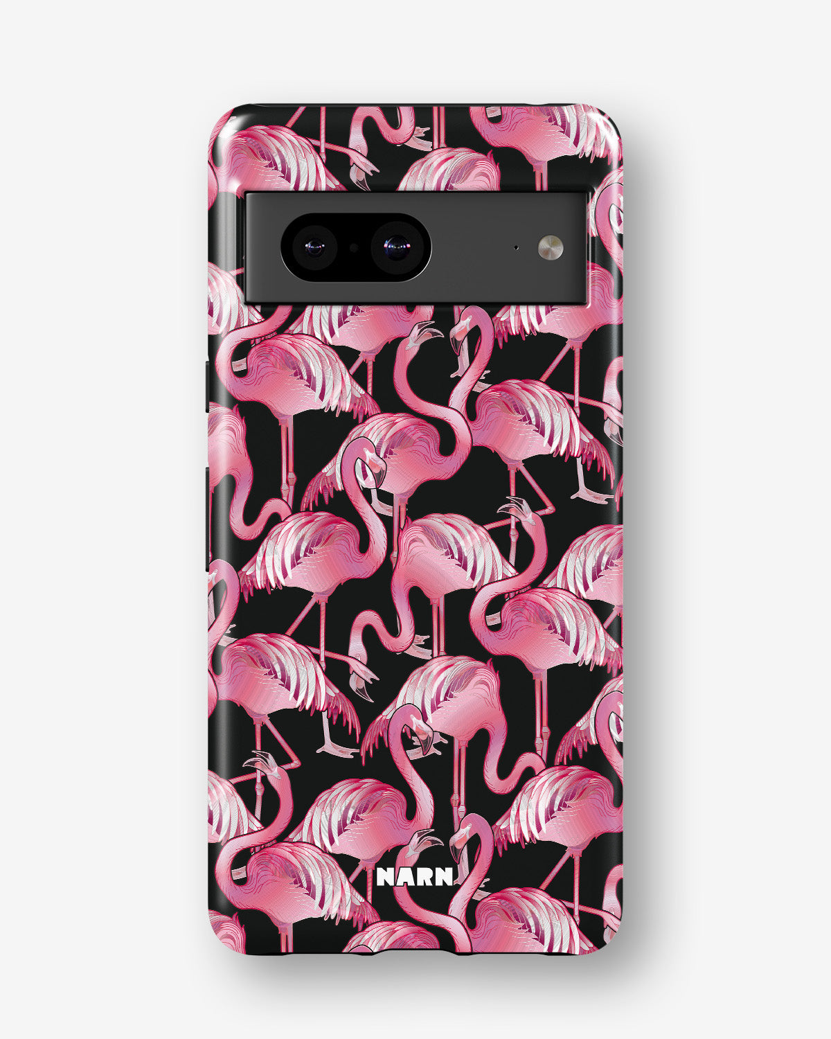 Google Pixel 8 Tough Case – Flamingos - View 1