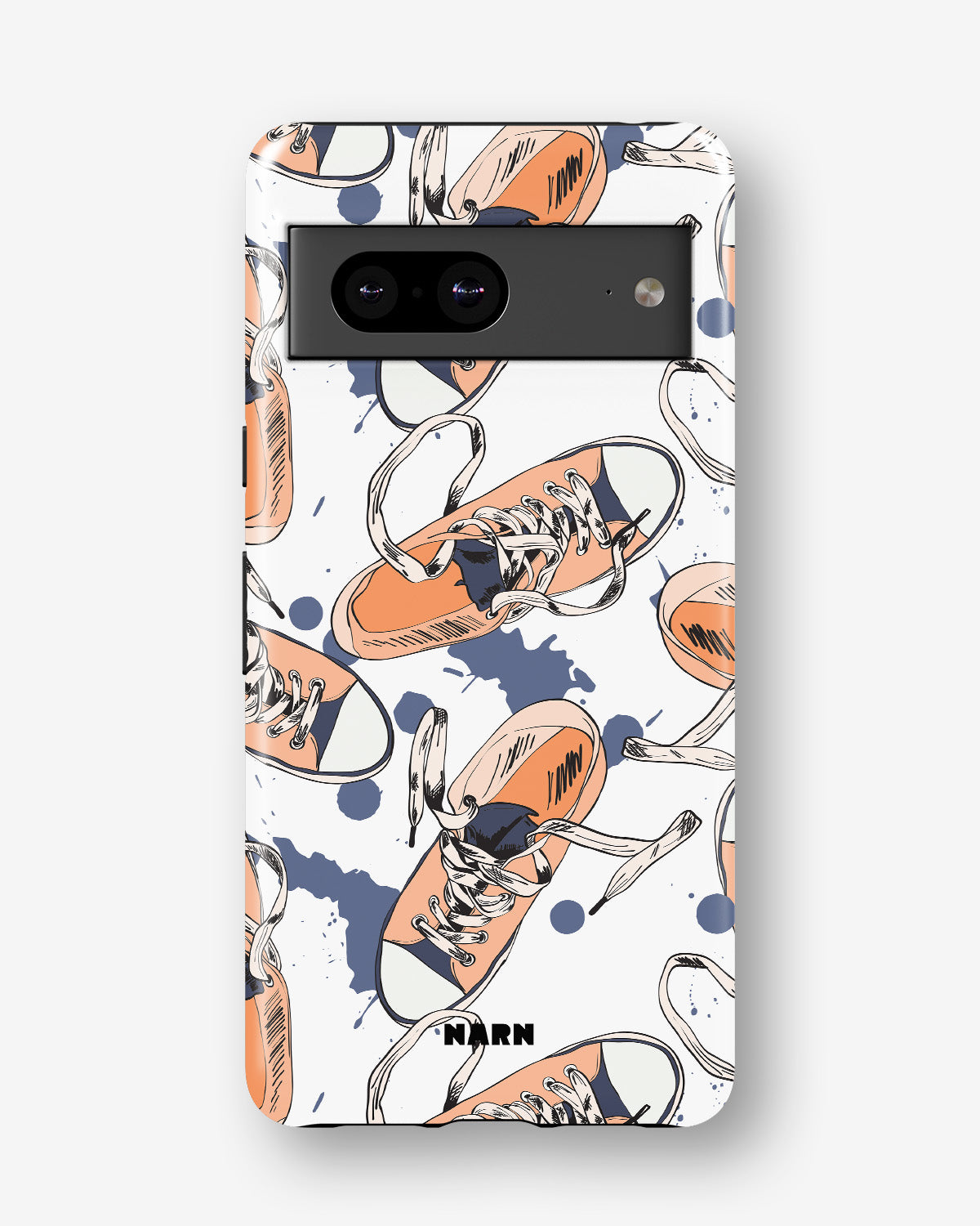 Google Pixel 8 Tough Case – Apricot Sneakers - View 1