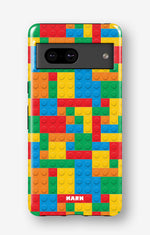 Google Pixel 8 Tough Case – Building Bricks - View 1