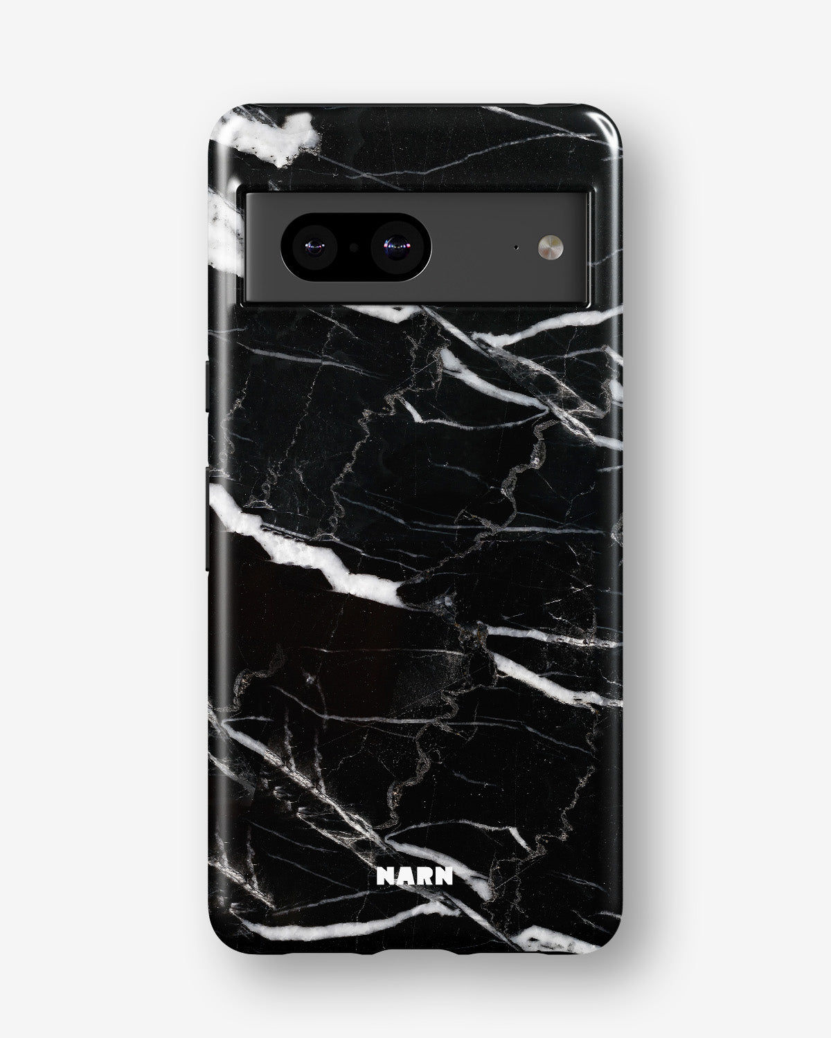 Google Pixel 8 Tough Case – Black Marble - View 1