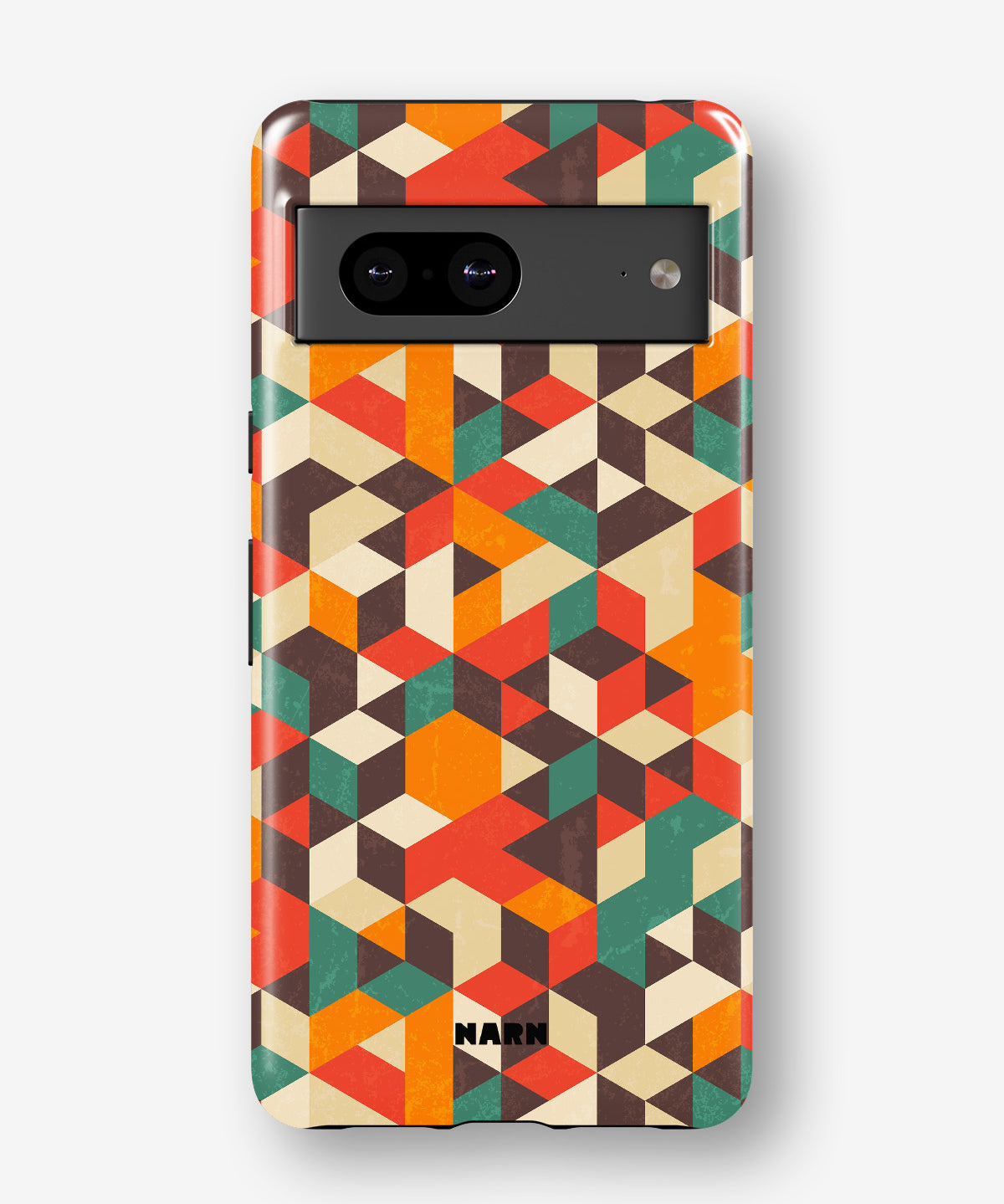 Google Pixel 8 Tough Case – Retro Geometric - View 1