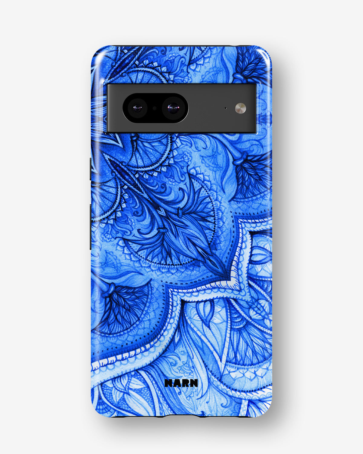 Google Pixel 8 Tough Case – Blue Vintage - View 1
