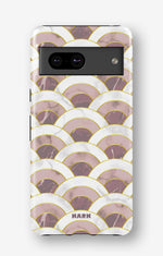 Google Pixel 8 Tough Case – Pink Marble Waves - View 1