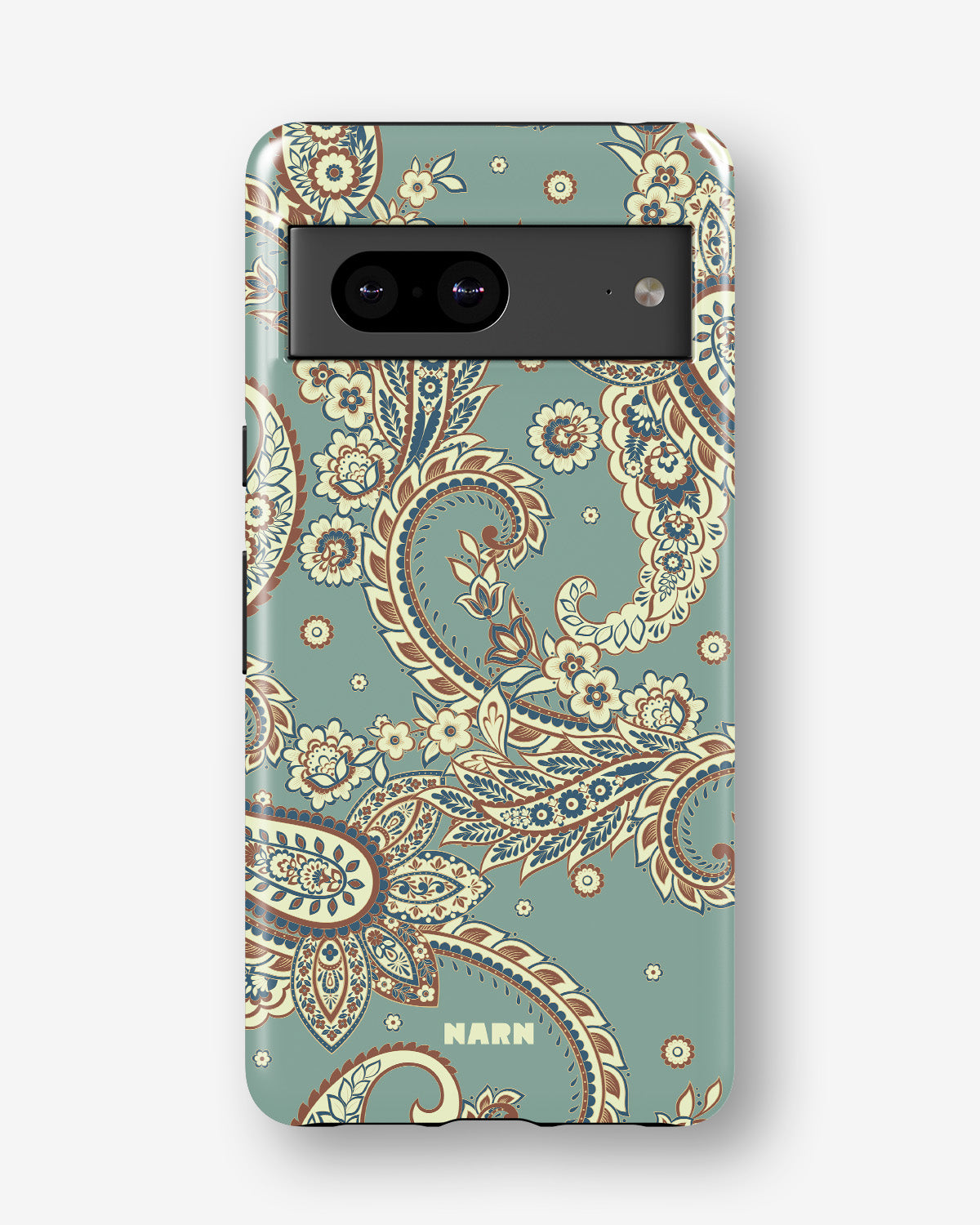 Google Pixel 8 Tough Case – Paisley Green - View 1