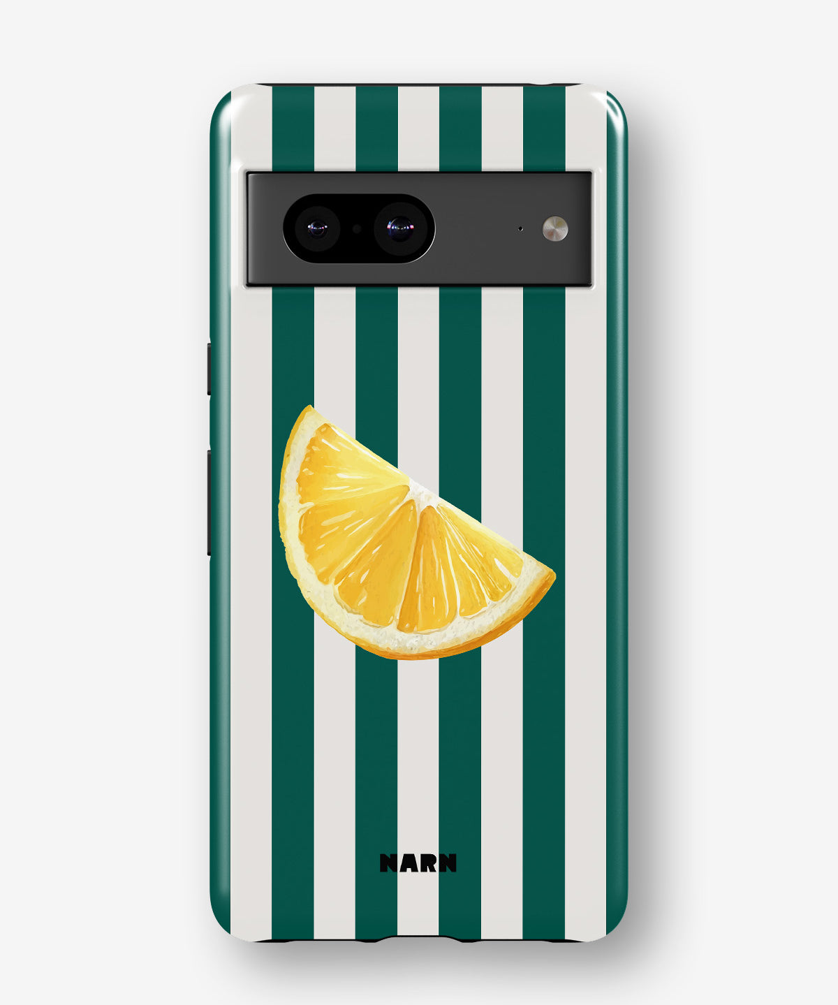 Google Pixel 8 Tough Case – Lemon Stripes - View 1