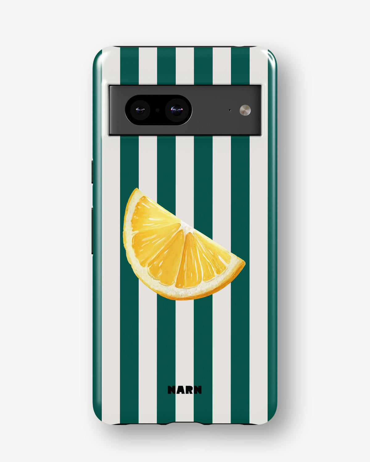 Google Pixel 8 Tough Case – Lemon Stripes - View 1
