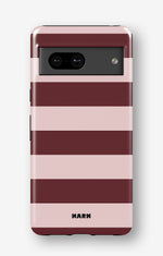Google Pixel 8 Tough Case – Cranberry Stripe - View 1