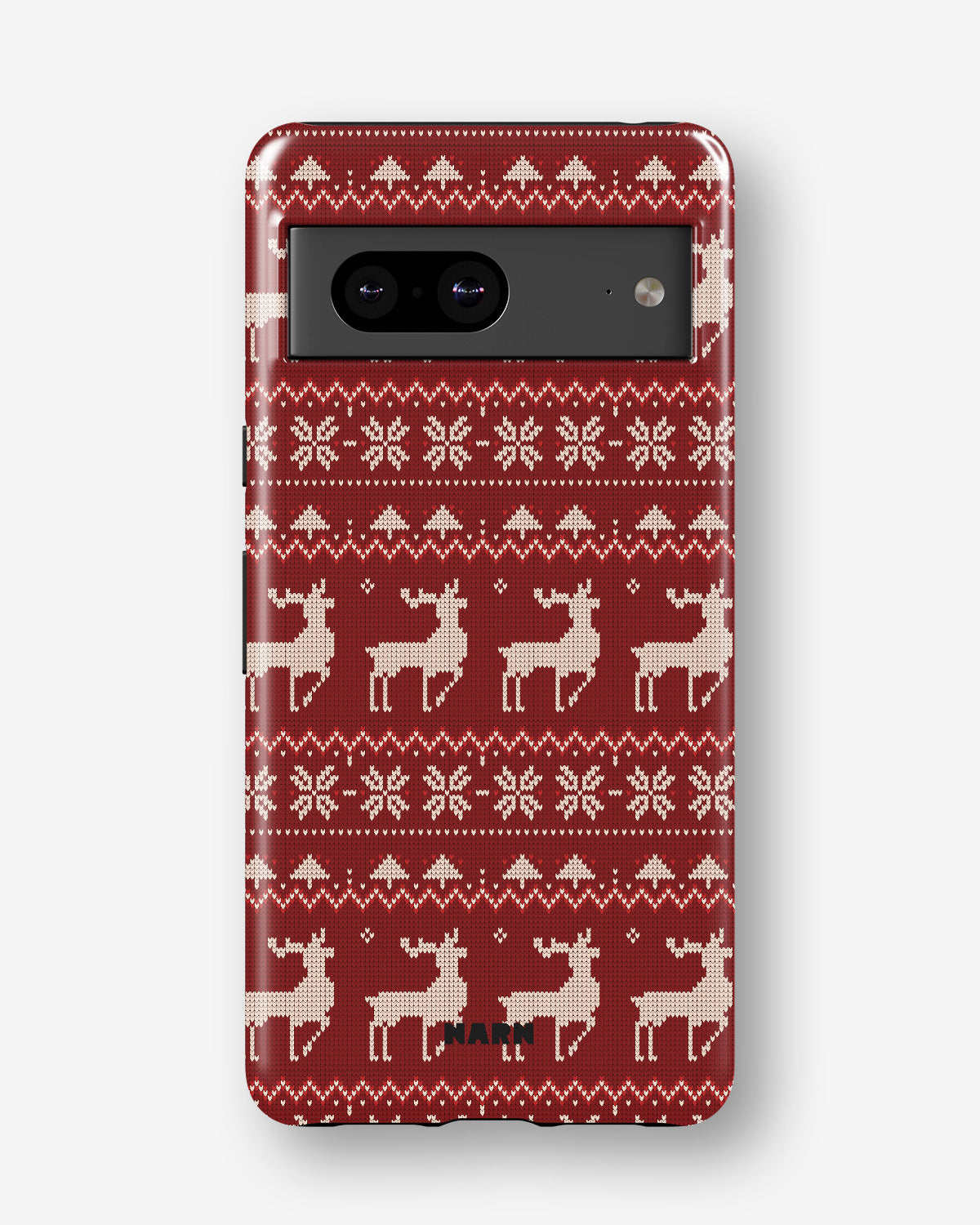 Google Pixel 8 Tough Case – Reindeer Knit - View 1