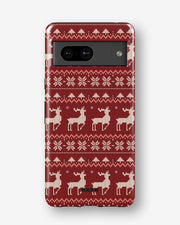 Google Pixel 8 Tough Case – Reindeer Knit - View 1