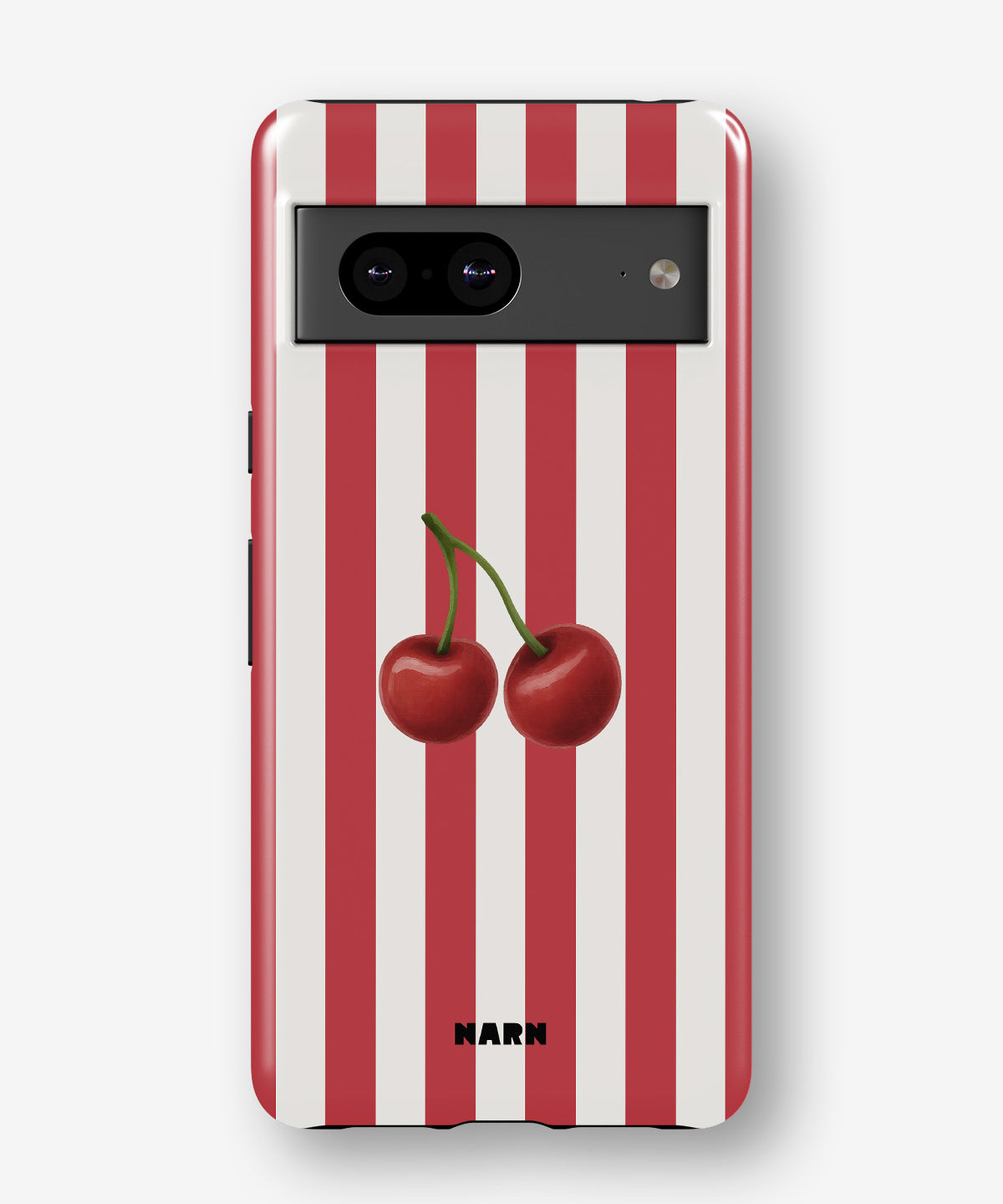 Google Pixel 8 Tough Case – Cherry Stripes - View 1