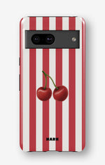 Google Pixel 8 Tough Case – Cherry Stripes - View 1