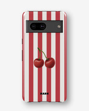 Google Pixel 8 Tough Case – Cherry Stripes - View 1
