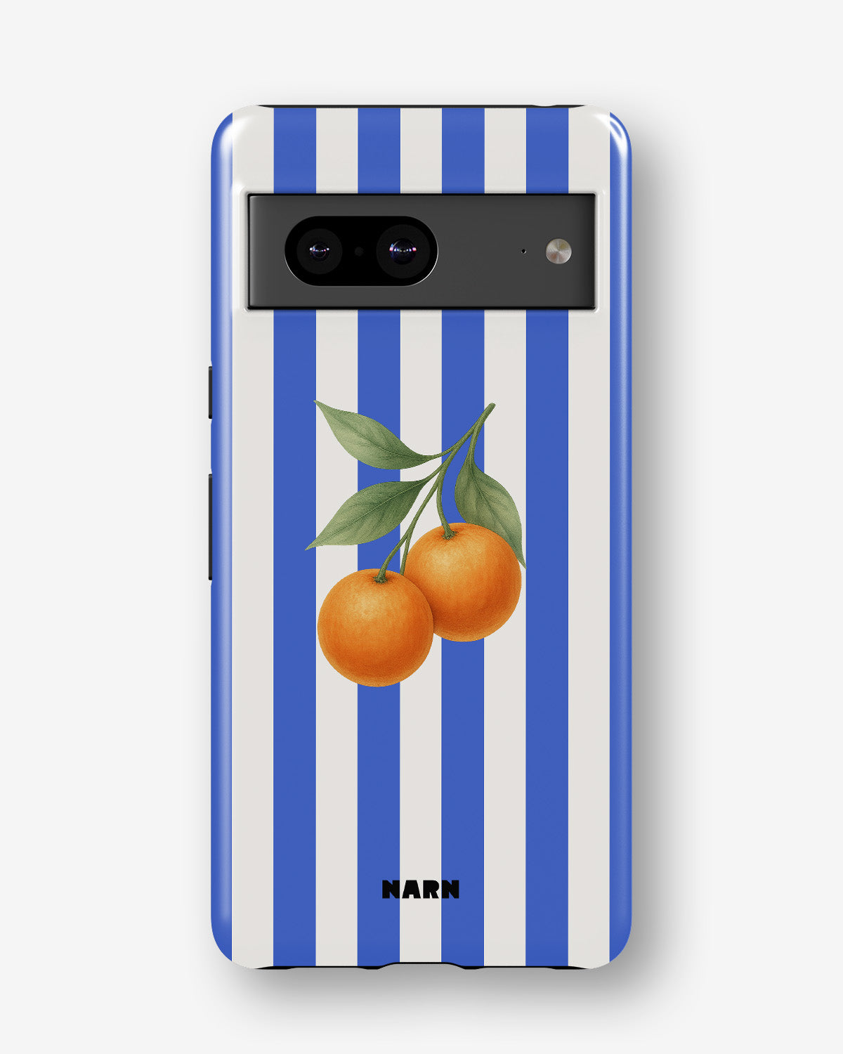 Google Pixel 8 Tough Case – Orange Stripes - View 1