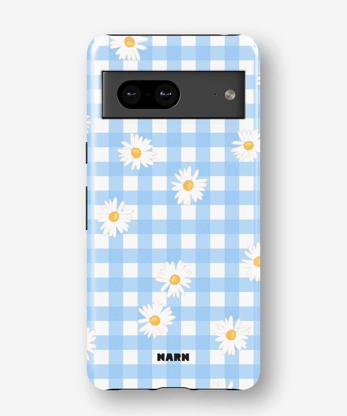 Google Pixel 8 Tough Case – Blue Daisies - View 1